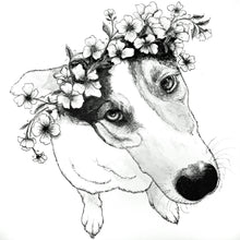 Load image into Gallery viewer, Custom Watercolor or Ink Pet Portrait Painting
