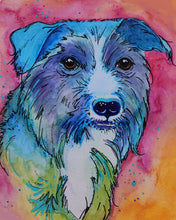Load image into Gallery viewer, Rainbow Pet Portrait