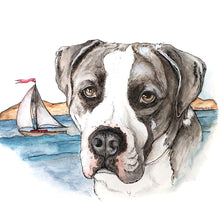 Load image into Gallery viewer, Custom Watercolor Pet Portrait Painting